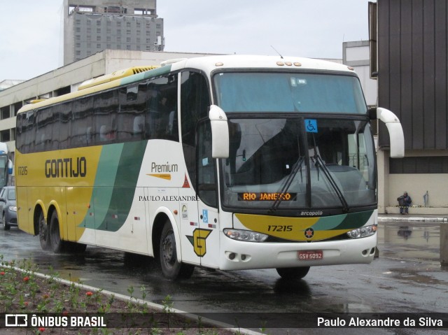 Empresa Gontijo de Transportes 17215 na cidade de Rio de Janeiro, Rio de Janeiro, Brasil, por Paulo Alexandre da Silva. Número da foto: #12661254.
