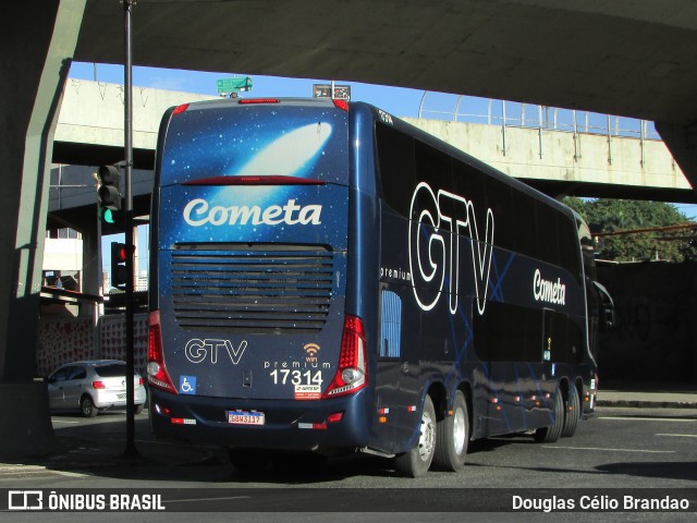 Viação Cometa 17314 na cidade de Belo Horizonte, Minas Gerais, Brasil, por Douglas Célio Brandao. Número da foto: #12659549.