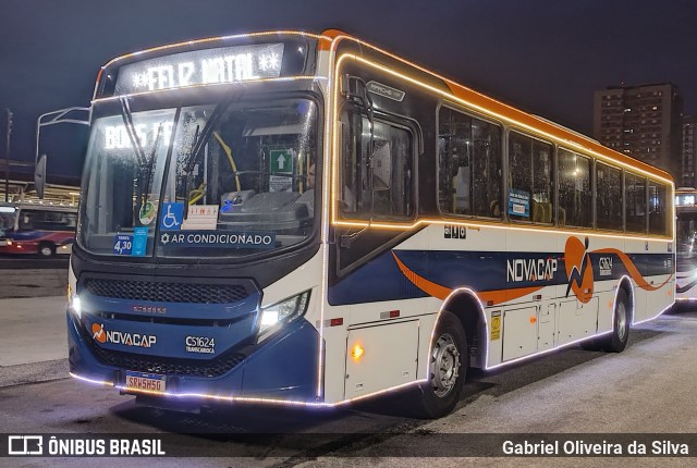 Viação Novacap C51624 na cidade de Rio de Janeiro, Rio de Janeiro, Brasil, por Gabriel Oliveira da Silva. Número da foto: #12660320.