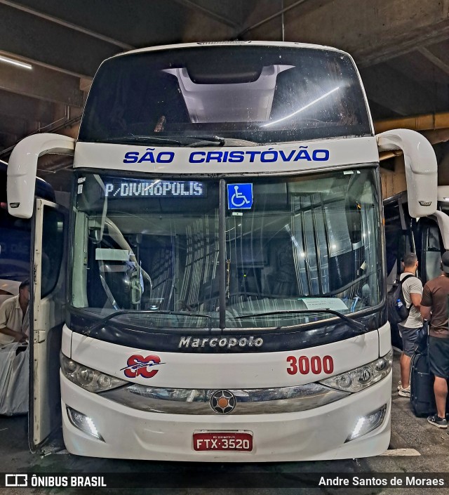 Viação São Cristóvão 3000 na cidade de São Paulo, São Paulo, Brasil, por Andre Santos de Moraes. Número da foto: #12661241.