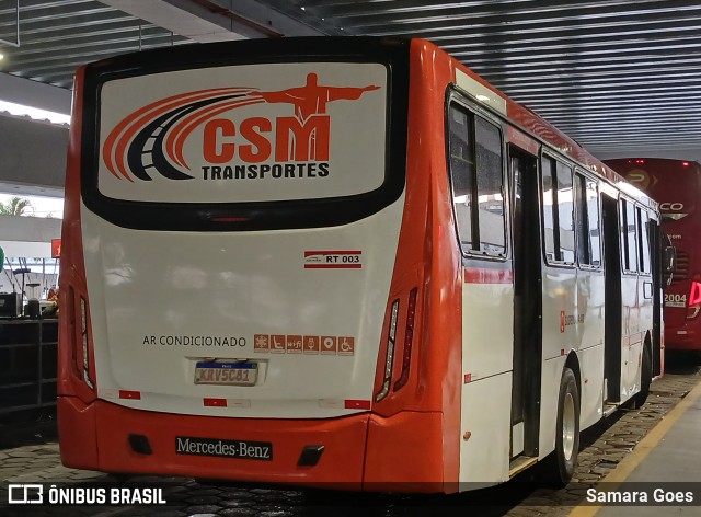 CSM Transporte e Turismo RT 003 na cidade de Belém, Pará, Brasil, por Samara Goes. Número da foto: #12662086.