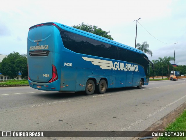 Viação Águia Branca 14016 na cidade de Ipatinga, Minas Gerais, Brasil, por Celso ROTA381. Número da foto: #12660083.