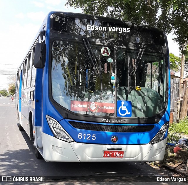 Auto Viação Navegantes 6125 na cidade de Porto Alegre, Rio Grande do Sul, Brasil, por Edson Vargas. Número da foto: #12659626.