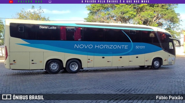 Viação Novo Horizonte 501311 na cidade de Vitória da Conquista, Bahia, Brasil, por Fábio Paixão. Número da foto: #12661018.