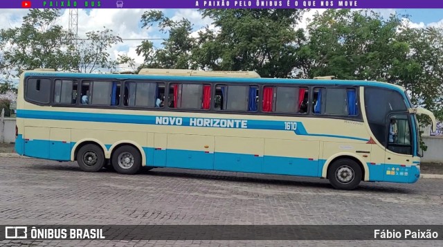 Viação Novo Horizonte 1610 na cidade de Vitória da Conquista, Bahia, Brasil, por Fábio Paixão. Número da foto: #12661008.