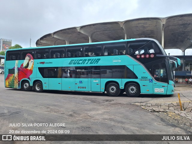 Eucatur - Empresa União Cascavel de Transportes e Turismo 6004 na cidade de Porto Alegre, Rio Grande do Sul, Brasil, por JULIO SILVA. Número da foto: #12661919.