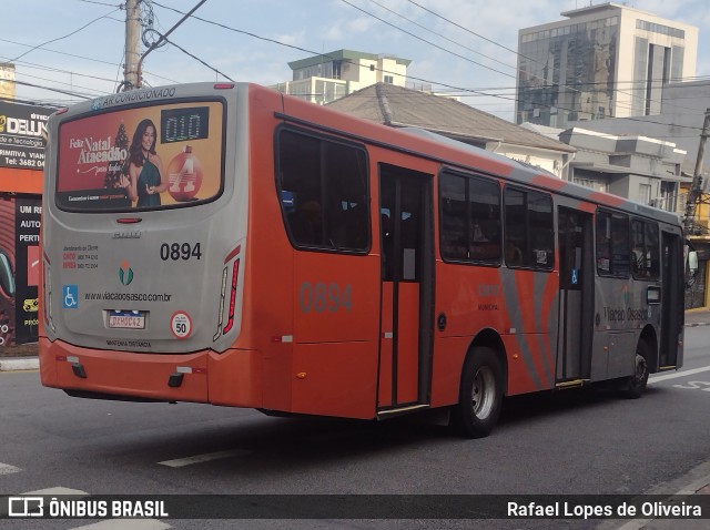 Viação Osasco 0894 na cidade de Osasco, São Paulo, Brasil, por Rafael Lopes de Oliveira. Número da foto: #12659674.