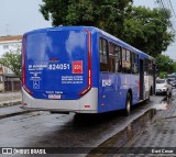 BR Mobilidade Baixada Santista 824051 na cidade de Santos, São Paulo, Brasil, por Davi Cesar. Número da foto: #12661078.