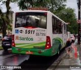Viação Piracicabana Santos 5911 na cidade de Santos, São Paulo, Brasil, por Davi Cesar. Número da foto: #12661203.