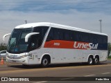 Unesul de Transportes 5558 na cidade de Lajeado, Rio Grande do Sul, Brasil, por Pedro Silva. Número da foto: #:id.