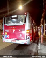 Pêssego Transportes 4 7327 na cidade de São Paulo, São Paulo, Brasil, por Edinilson Henrique Ferreira. Número da foto: #:id.