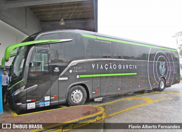 Viação Garcia 92141 na cidade de Sorocaba, São Paulo, Brasil, por Flavio Alberto Fernandes. Número da foto: #12663664.