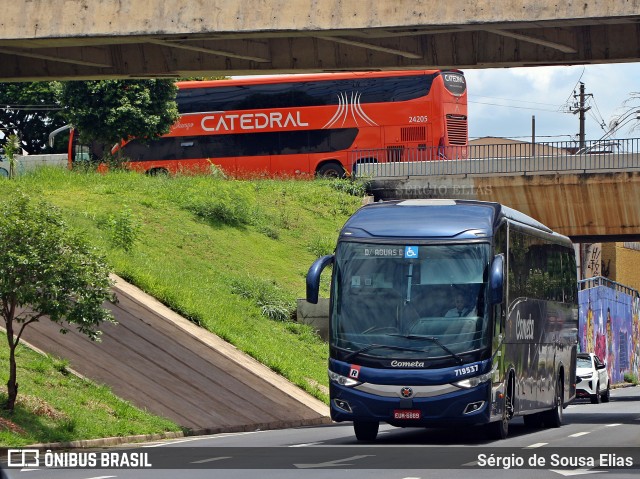 Viação Cometa 719537 na cidade de Campinas, São Paulo, Brasil, por Sérgio de Sousa Elias. Número da foto: #12664814.