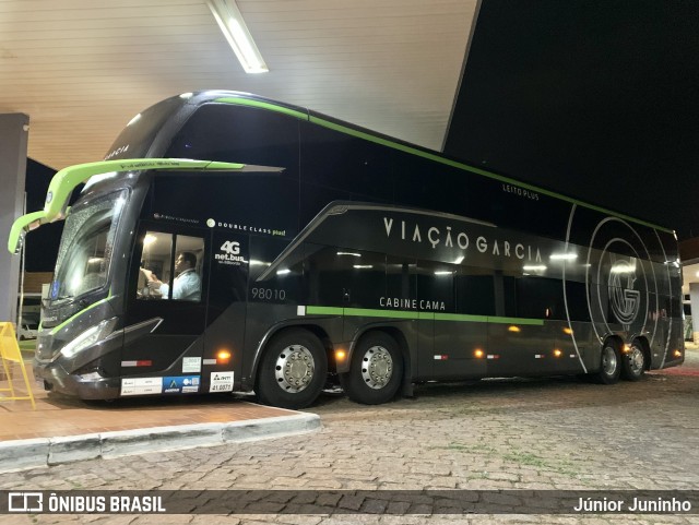 Viação Garcia 98010 na cidade de Santa Cruz do Rio Pardo, São Paulo, Brasil, por Júnior Juninho. Número da foto: #12663156.