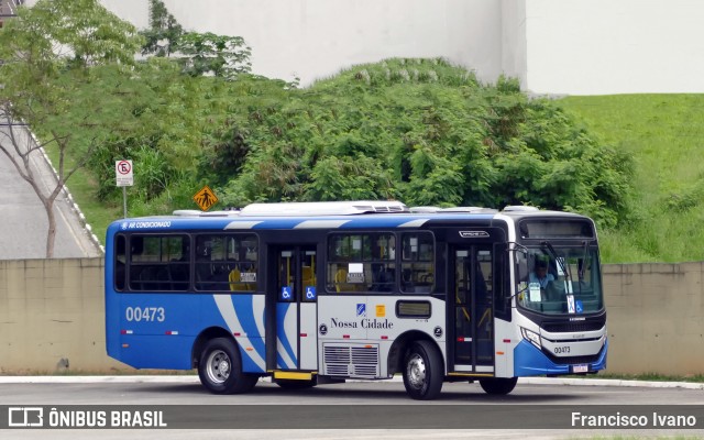 Viação Nossa Cidade 00473 na cidade de Barueri, São Paulo, Brasil, por Francisco Ivano. Número da foto: #12662701.