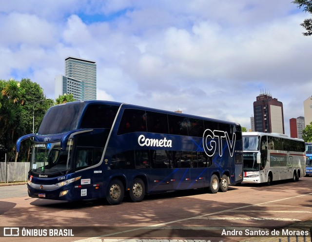 Viação Cometa 17303 na cidade de Curitiba, Paraná, Brasil, por Andre Santos de Moraes. Número da foto: #12662764.