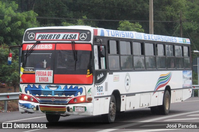Cooperativa de Transporte Elseno Ko Che Ltda - Linea 101 820 na cidade de Caacupé, Cordillera, Paraguai, por José Paredes. Número da foto: #12664632.