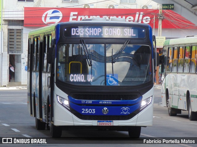 ATT - Atlântico Transportes e Turismo - Vitória da Conquista 2503 na cidade de Vitória da Conquista, Bahia, Brasil, por Fabrício Portella Matos. Número da foto: #12663680.