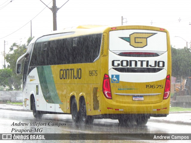 Empresa Gontijo de Transportes 19675 na cidade de Pirapora, Minas Gerais, Brasil, por Andrew Campos. Número da foto: #12664533.