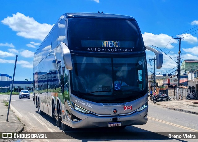 Auto Viação 1001 RJ 108.764 na cidade de Campos dos Goytacazes, Rio de Janeiro, Brasil, por Breno Vieira. Número da foto: #12664596.