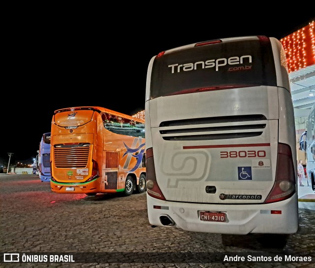 Transpen Transporte Coletivo e Encomendas 38030 na cidade de Registro, São Paulo, Brasil, por Andre Santos de Moraes. Número da foto: #12662673.