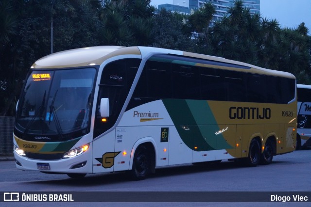 Empresa Gontijo de Transportes 19820 na cidade de Curitiba, Paraná, Brasil, por Diogo Viec. Número da foto: #12662765.