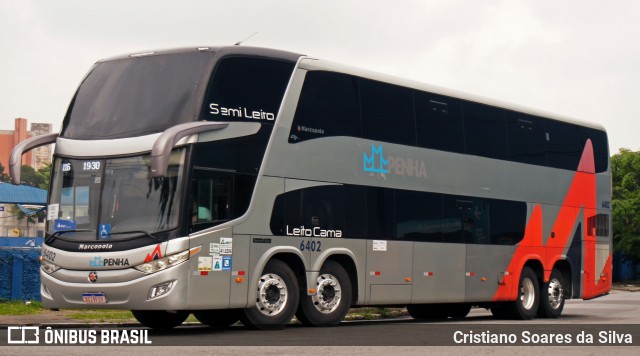 Empresa de Ônibus Nossa Senhora da Penha 6402 na cidade de São Paulo, São Paulo, Brasil, por Cristiano Soares da Silva. Número da foto: #12664772.