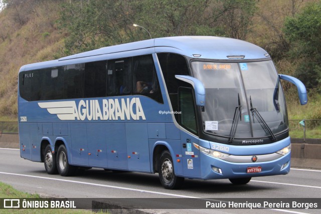 Viação Águia Branca 32610 na cidade de Piraí, Rio de Janeiro, Brasil, por Paulo Henrique Pereira Borges. Número da foto: #12664422.