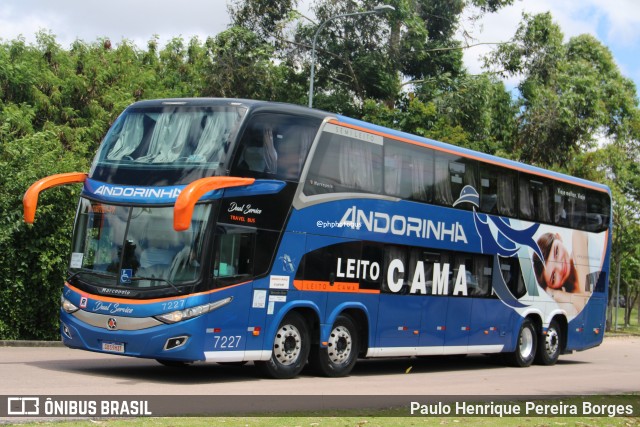 Empresa de Transportes Andorinha 7227 na cidade de Curitiba, Paraná, Brasil, por Paulo Henrique Pereira Borges. Número da foto: #12664395.