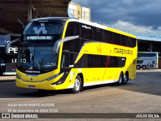 Viação Nova Itapemirim 40336 na cidade de Porto Alegre, Rio Grande do Sul, Brasil, por JULIO SILVA. Número da foto: #12662409.
