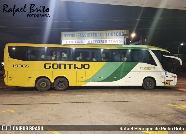 Empresa Gontijo de Transportes 19365 na cidade de Três Corações, Minas Gerais, Brasil, por Rafael Henrique de Pinho Brito. Número da foto: #12664433.