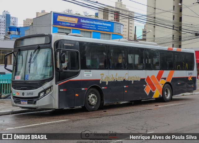 Rápido Campinas 16980 na cidade de Jundiaí, São Paulo, Brasil, por Henrique Alves de Paula Silva. Número da foto: #12664865.
