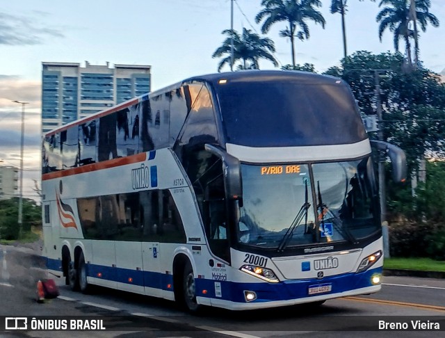 Expresso União 20001 na cidade de Campos dos Goytacazes, Rio de Janeiro, Brasil, por Breno Vieira. Número da foto: #12664525.