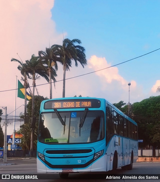 Auto Viação São José 12313 na cidade de Fortaleza, Ceará, Brasil, por Adriano  Almeida dos Santos. Número da foto: #12662562.