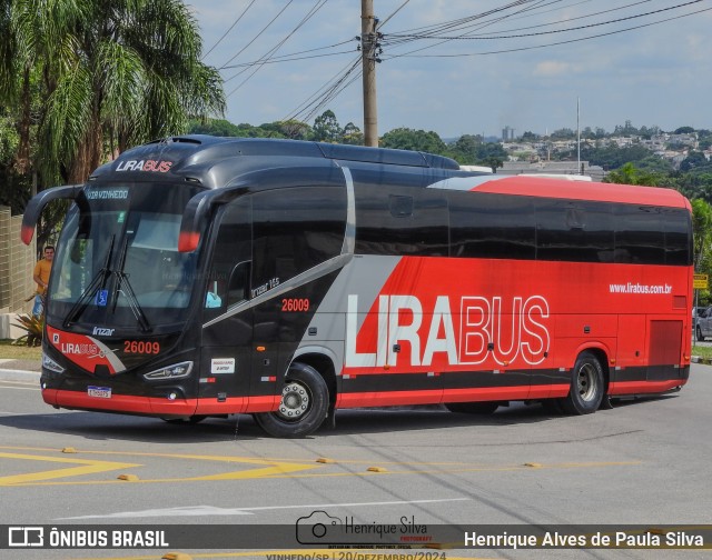 Lirabus 26009 na cidade de Vinhedo, São Paulo, Brasil, por Henrique Alves de Paula Silva. Número da foto: #12664812.