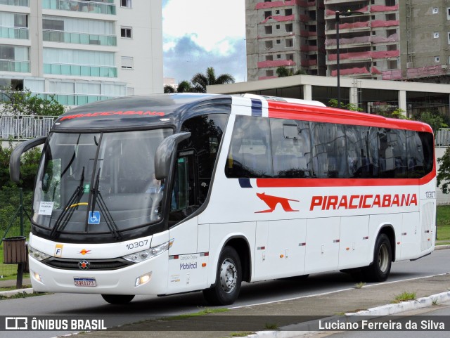 Viação Piracicabana 10307 na cidade de São Paulo, São Paulo, Brasil, por Luciano Ferreira da Silva. Número da foto: #12662575.