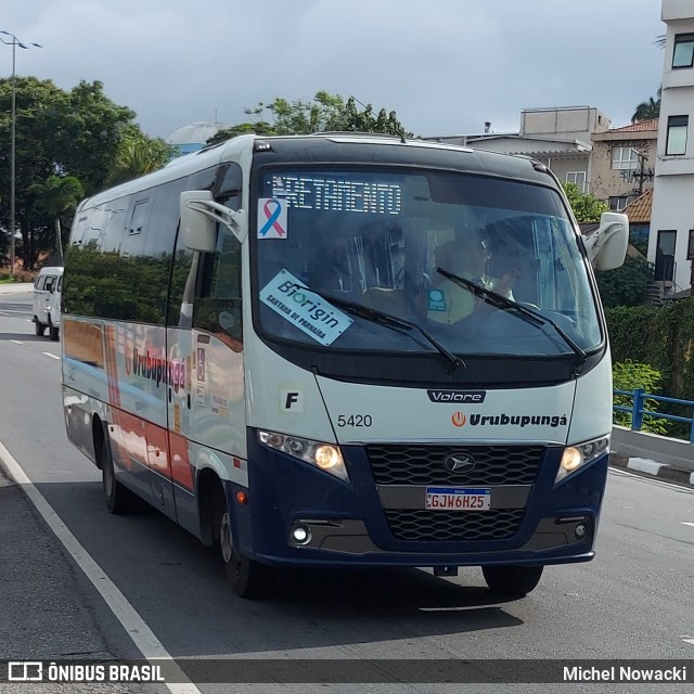 Auto Viação Urubupungá 5420 na cidade de Itapevi, São Paulo, Brasil, por Michel Nowacki. Número da foto: #12664372.