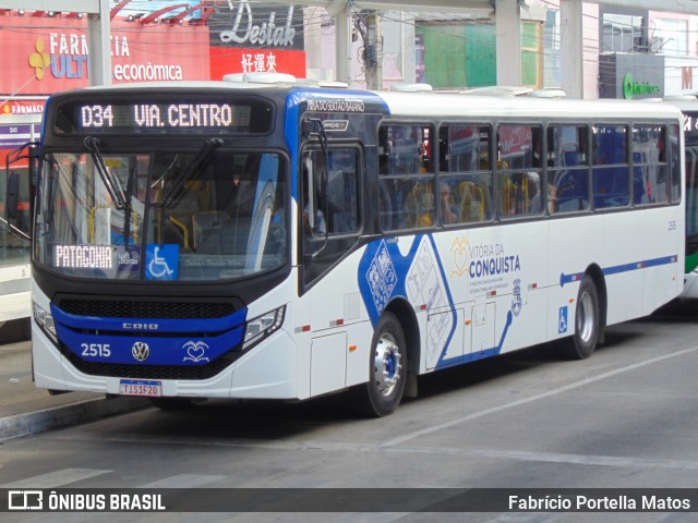 ATT - Atlântico Transportes e Turismo - Vitória da Conquista 2515 na cidade de Vitória da Conquista, Bahia, Brasil, por Fabrício Portella Matos. Número da foto: #12663665.