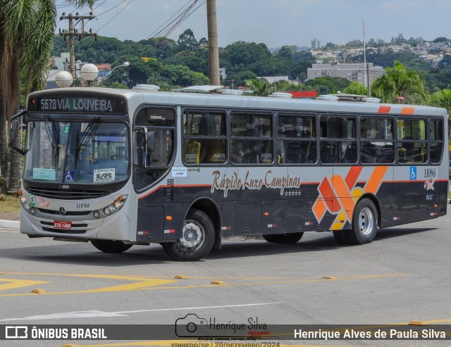 Rápido Campinas 11086 na cidade de Vinhedo, São Paulo, Brasil, por Henrique Alves de Paula Silva. Número da foto: #12664813.