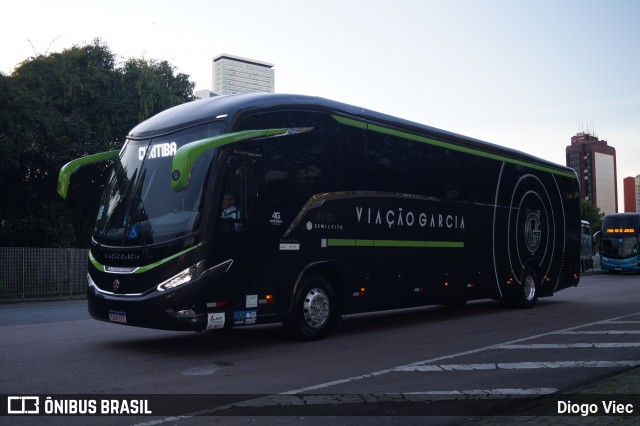Viação Garcia 92121 na cidade de Curitiba, Paraná, Brasil, por Diogo Viec. Número da foto: #12662792.