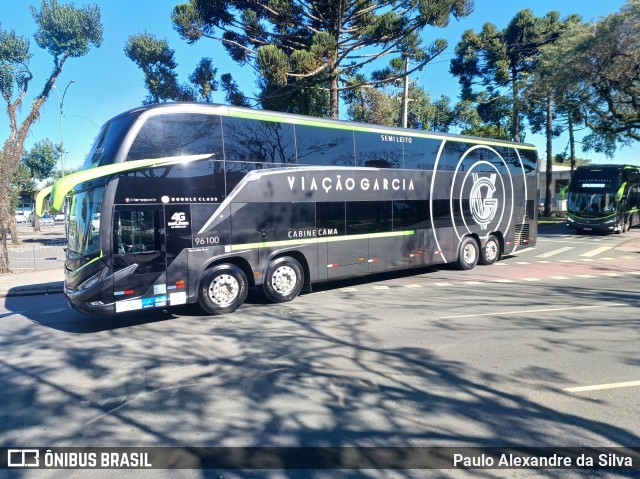 Viação Garcia 96100 na cidade de Curitiba, Paraná, Brasil, por Paulo Alexandre da Silva. Número da foto: #12663986.