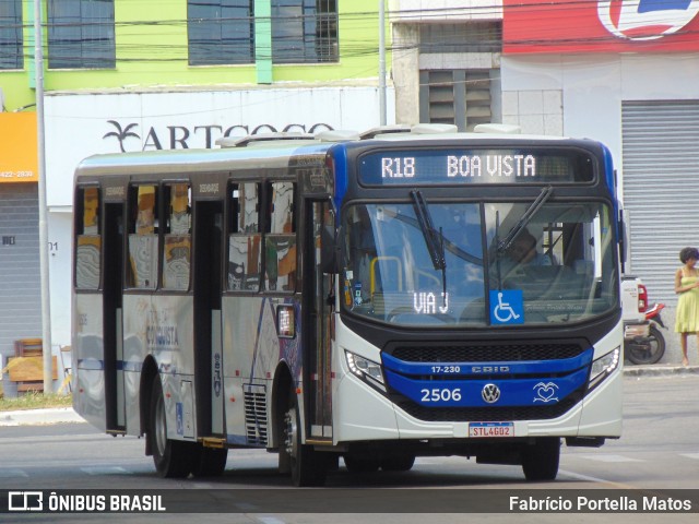 ATT - Atlântico Transportes e Turismo - Vitória da Conquista 2506 na cidade de Vitória da Conquista, Bahia, Brasil, por Fabrício Portella Matos. Número da foto: #12663749.