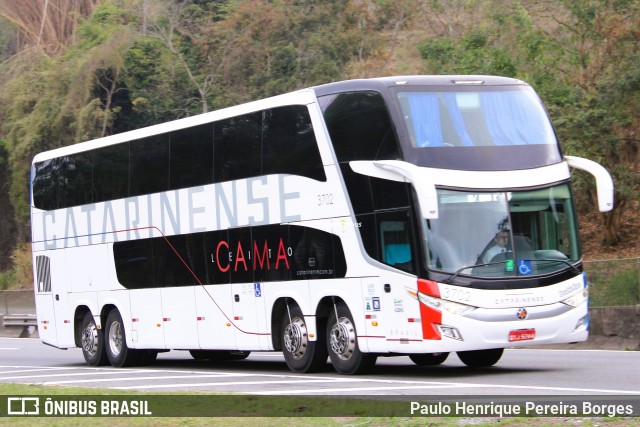 Auto Viação Catarinense 3702 na cidade de Piraí, Rio de Janeiro, Brasil, por Paulo Henrique Pereira Borges. Número da foto: #12664448.