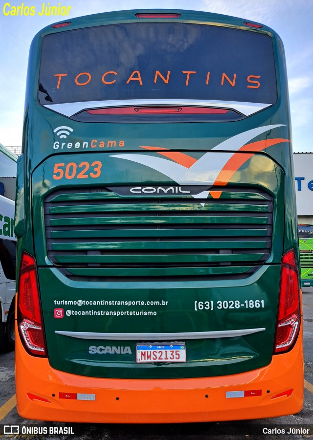 Tocantins Transportes e Turismo 5023 na cidade de Goiânia, Goiás, Brasil, por Carlos Júnior. Número da foto: #12667052.