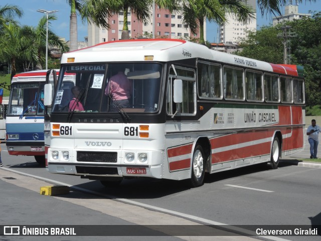 Eucatur - Empresa União Cascavel de Transportes e Turismo 681 na cidade de Barueri, São Paulo, Brasil, por Cleverson Giraldi. Número da foto: #12665407.