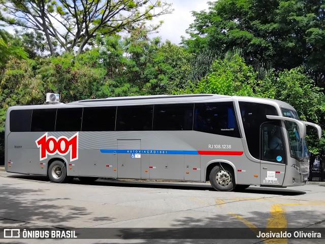 Auto Viação 1001 RJ 108.1236 na cidade de São Paulo, São Paulo, Brasil, por Josivaldo Oliveira. Número da foto: #12665724.