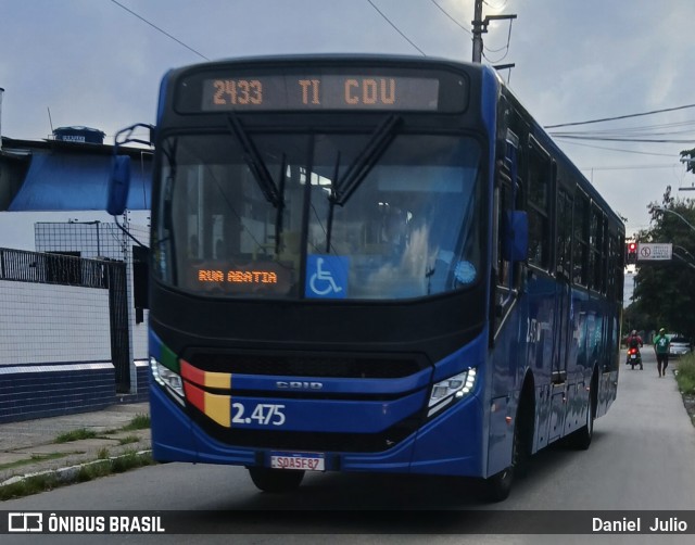 Mobibrasil São Lourenço >>> Mobi-PE 2.475 na cidade de Recife, Pernambuco, Brasil, por Daniel  Julio. Número da foto: #12665510.