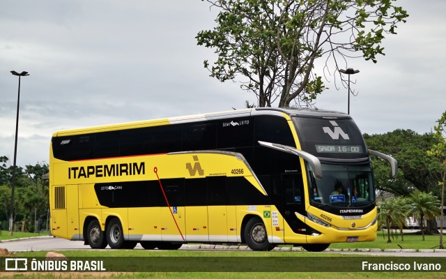 Viação Nova Itapemirim 40266 na cidade de Florianópolis, Santa Catarina, Brasil, por Francisco Ivano. Número da foto: #12667027.