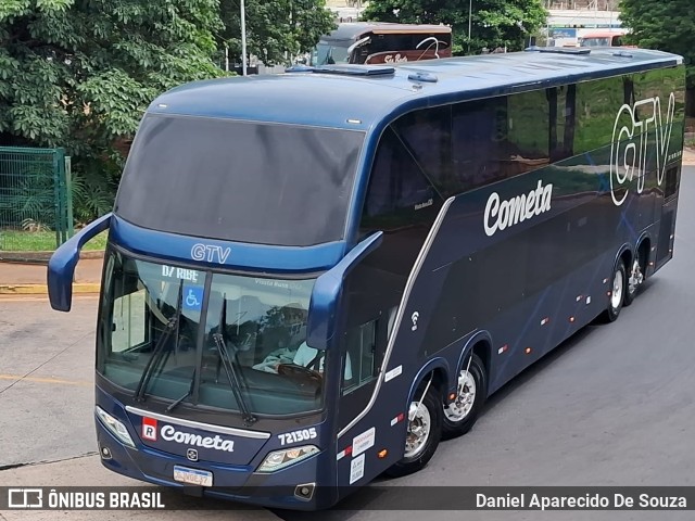 Viação Cometa 721305 na cidade de Ribeirão Preto, São Paulo, Brasil, por Daniel Aparecido De Souza. Número da foto: #12666199.