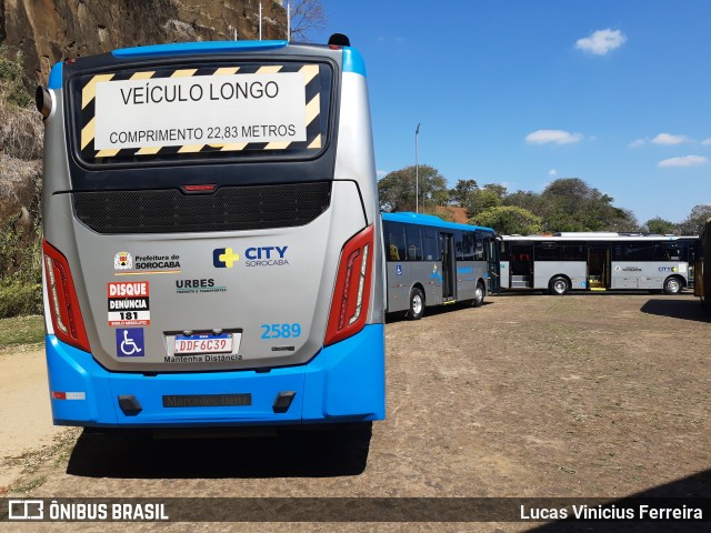 City Transporte Urbano Intermodal Sorocaba 2589 na cidade de Campinas, São Paulo, Brasil, por Lucas Vinicius Ferreira. Número da foto: #12665570.
